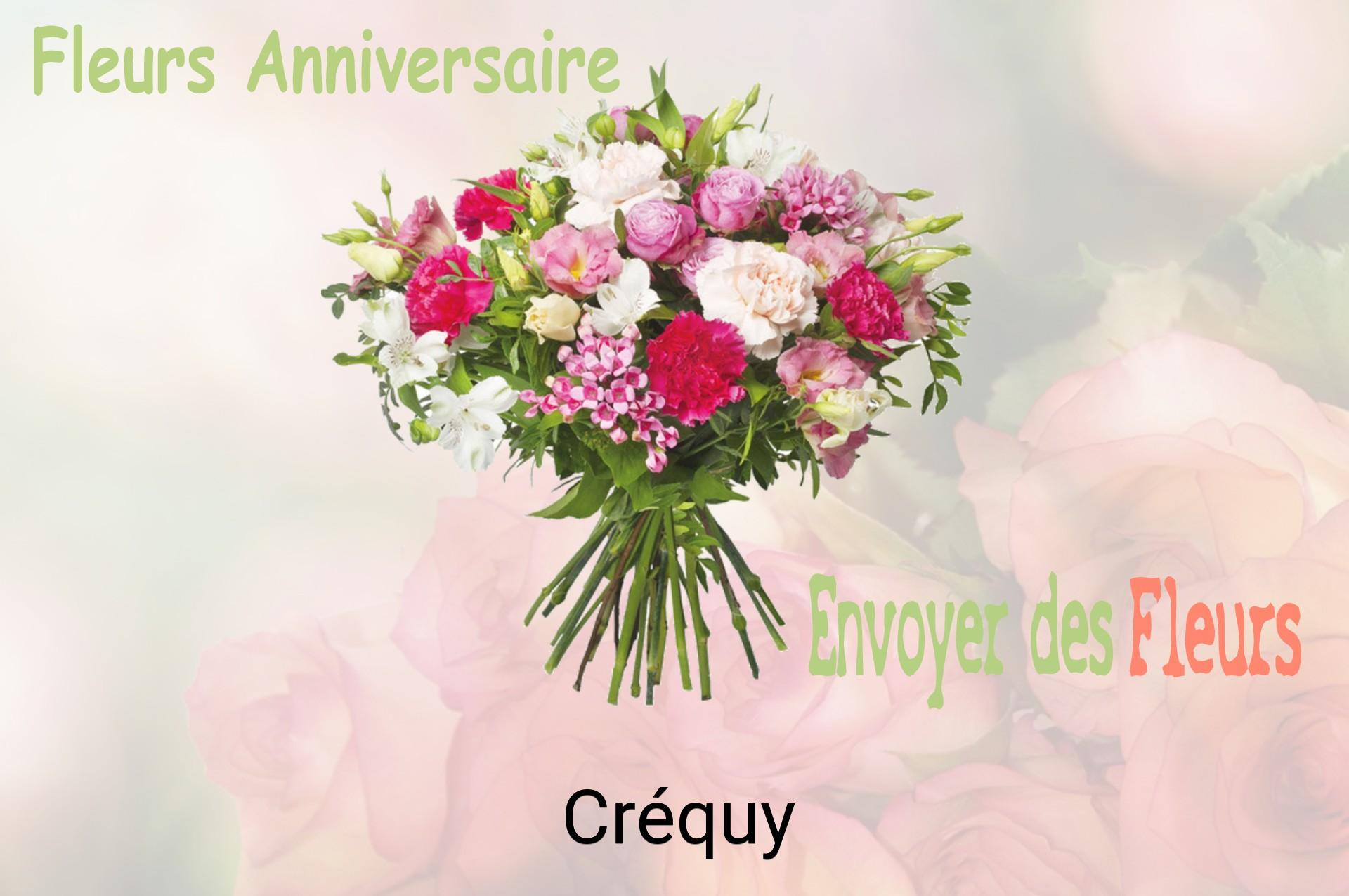 Bouquet de fleurs d’anniversaire livré à Créquy